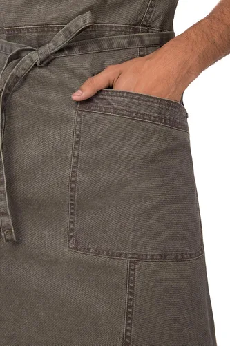 Vista 4 de Chef Works Denver - Delantal con espalda cruzada para hombre