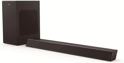 Vista 2 de Philips B7305 Altavoz de barra de sonido Dolby Audio Performance de 2.1 canales y 300 vatios con subwoofer inalámbrico, HDMI ARC (TAB7305)