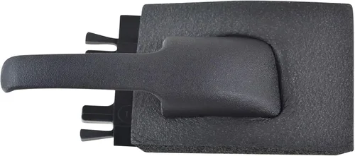 Vista 24 de TRQ Manija de puerta interior delantera izquierda cromada y negra para el lado del conductor compatible con Ford F-150 2012-2014