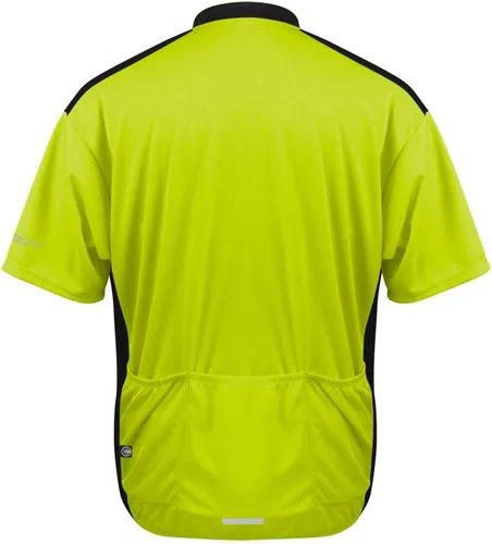 Vista 3 de AERO TECH DESIGNS BIG - Maillot de ciclismo colosal para hombre Jersey relajado y holgado Fabricado en Estados Unidos Amarillo Neón