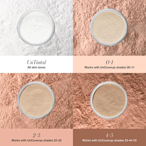 Vista 7 de RMS Beauty UnPowder - Polvo fijador translúcido sin talco - Polvo suelto matificante ultraligero para control de aceite y desenfoque de poros - 0.32