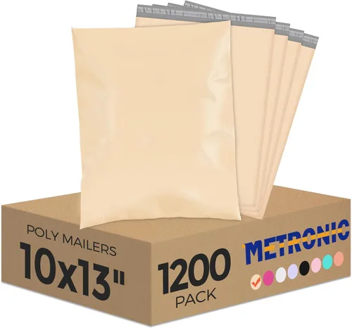 Vista 14 de Metronic 100 unidades de sobres de polietileno de 24 x 24 pulgadas, bolsas de envío grandes para ropa, bolsas de correo adhesivas fuertes