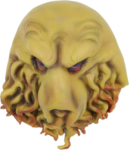 Vista 4 de Bulex The Call of Cthulhu - Máscara de monstruo para disfraz de Halloween para adultos
