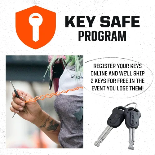 Vista 4 de Kryptonite Kryptolok 610 S - Candado plegable para bicicleta, compacto, ligero, de alta seguridad, antirrobo, plegable, con 2 llaves y soporte
