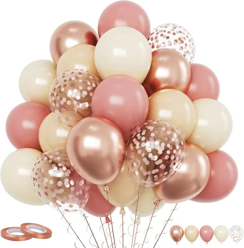 Vista 20 de Funhot Set de Globos Azules y Naranjas, 60 Unidades, Globos Temáticos de Perro, 12 Pulgadas, Globos de Fiesta Pastel Naranja Azul Marino Impresos