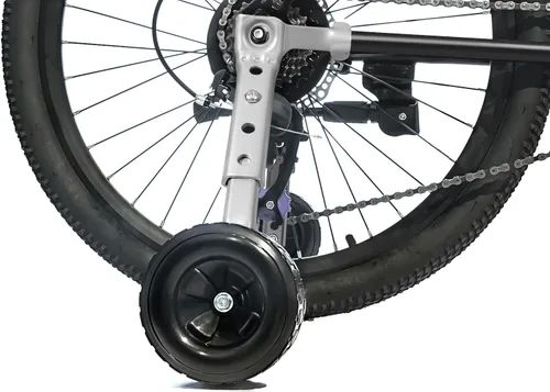 Vista 8 de MOSHAY Rueda de entrenamiento para hacer zoom en bicicleta para bicicletas variables de 16, 18, 20, 22, 24 pulgadas