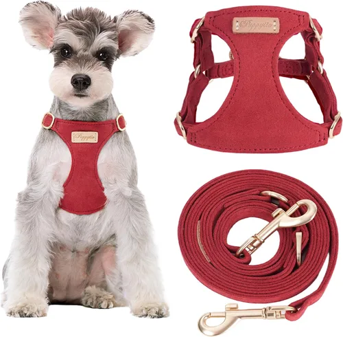 Vista 20 de Arnés para cachorros Puppytie XXS sin tirones con correa multifuncional para perro, suave ajustable, sin estrangulamiento, a prueba de escapes