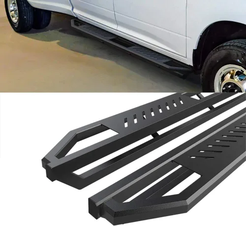Vista 4 de HD Ridez Estribos iArmor para Ram 1500 2500 3500 Crew Cab 09-26 Negro
