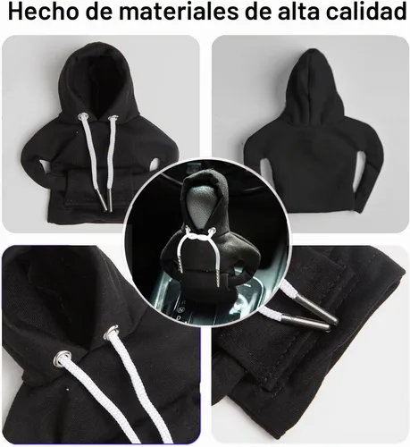 Vista 4 de Sudadera con Capucha de Perilla de Cambios de Coche, Sudadera con Capucha de Cambio de Marchas, Sudadera Divertida con Capucha para Palanca