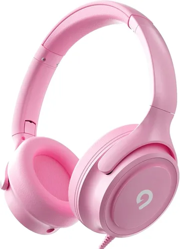 Vista 11 de ADOOPE - Auriculares para niños con cable, conector de 3,5 mm, control de volumen seguro de 85/94 dB, micrófono incorporado, auriculares