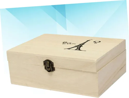Vista 9 de LIFKOME Cajas de cartas Cajas de cartas Organización de escritorio Caja de almacenamiento de joyería Organización de escritorio Caja