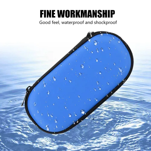 Vista 3 de fosa Protective Hard Carrying Case Cover Pouch Portable Travel Organizer Bag for Sony PS Vita, Shockproof Playstation Vita Travel Pouch(Blue) video