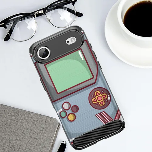 Vista 4 de CasesOnDeck - Funda compatible con Apple iPhone 17 Air y iPhone 17 Air, diseño de TPU con patrón pictórico, flexible, delgada y elegante