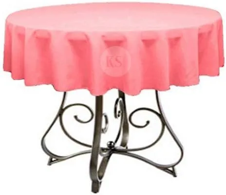 Vista 34 de Mantel redondo de poliéster de 72 pulgadas, disponible en más de 45 colores, ideal para restaurantes y superposiciones versátiles de eventos, elige