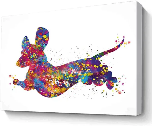 Vista 10 de MBARE Arte de pintura de acuarela, cuidado dental, impresión de acuarela, arte médico, cepillo de dientes, clínica dental, decoración, regalo