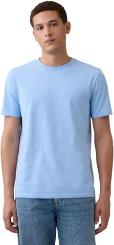Vista 70 de Camiseta de cuello redondo Gap para hombre, mangas cortas, estilo casual Negro