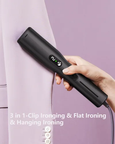 Vista 7 de G4 Pro - Vaporizador de viaje con clip para ropa, adaptación de voltaje global de 110-240 V, tamaño de viaje ligero, calentamiento de 15 segundos