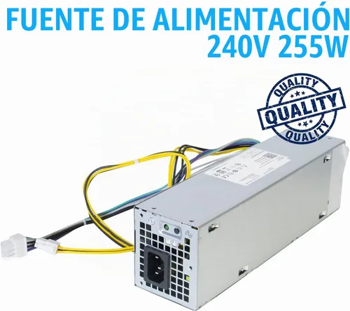 Vista 7 de Reemplazo de la fuente de alimentación L255AS-0 de 255W para Dell Optiplex