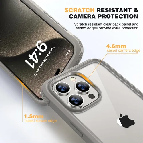 Vista 169 de DIACLARA - Funda transparente compatible con iPhone XR 6.1 pulgadas 2018