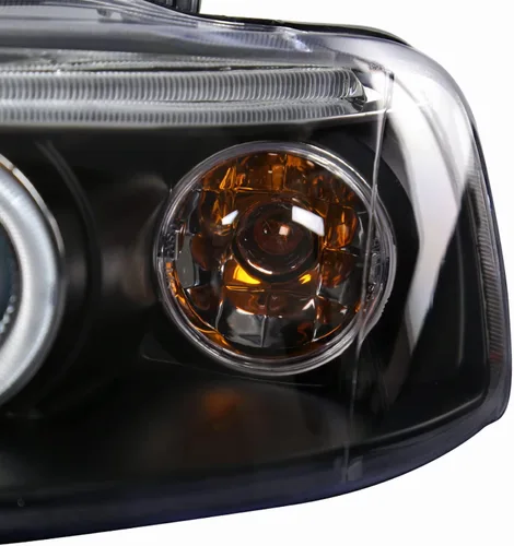 Vista 8 de SPEC-D TUNING Faros delanteros de proyector negros compatibles con Chevy Aveo 2004-2008 de 4 puertas Sedán/Hatchback, Chevy Aveo5 2004-2006 de 4