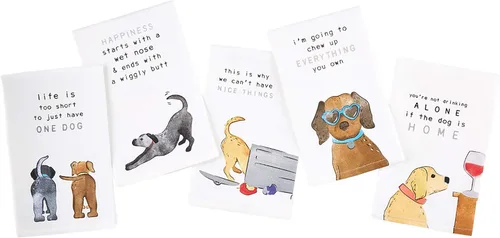 Vista 2 de Mud Pie Happiness Starts - Toalla pequeña para perro