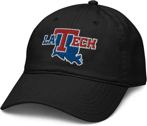 Vista 6 de Elite Authentics Louisiana Tech Bulldogs State - Gorra de béisbol ajustable con licencia