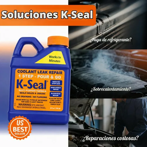 Vista 7 de Reparación refrigerante K-Seal ST5501 para fugas, múltiples propósitos