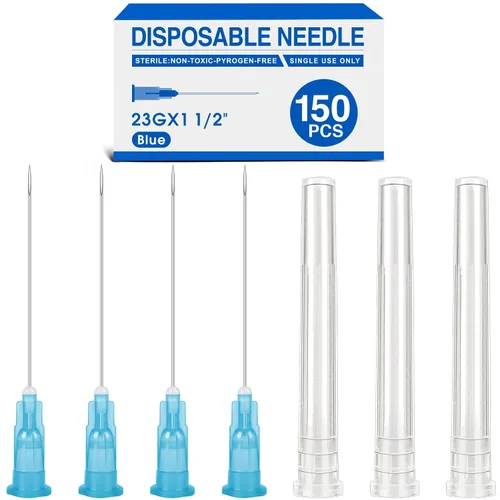 Vista 10 de Paquete de 150 candados Luer de 27 Ga 1/2 pulgadas para laboratorios científicos