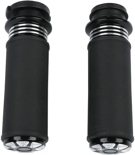 Vista 5 de TCT-MOTORPARTS Agarraderas eléctricas de 1 pulgada para manillar Harley Touring