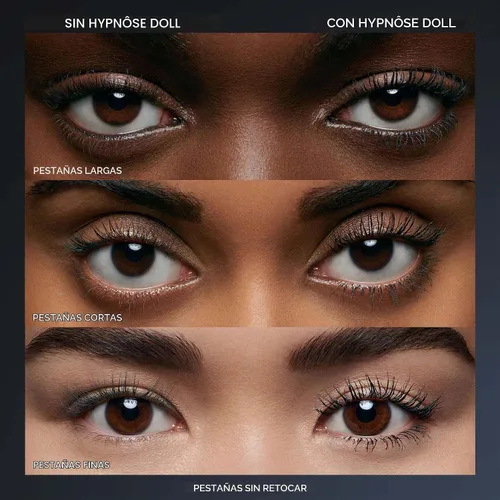 Vista 2 de Lancôme Hypnôse Doll Eyes Volumizing Black Mascara - 01 So Black!