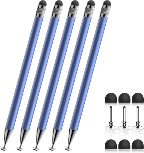Vista 15 de Bopomofo Stylus (5 Pcs), lápiz óptico 2 en 1 para pantalla táctil, lápiz