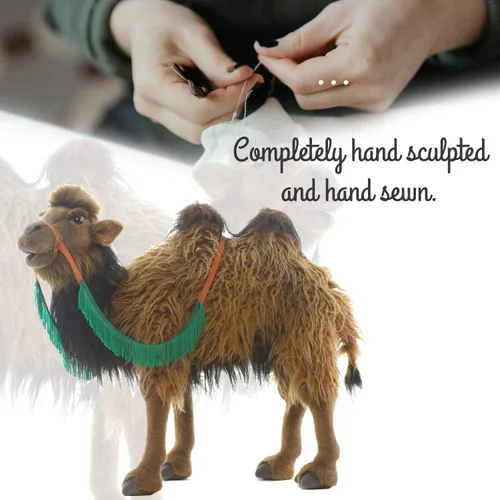Vista 2 de HANSA Bactrian 2 Joroba Camel Peluche