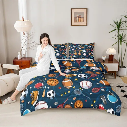 Vista 200 de Erosebridal Juego de edredón de hojas de cannabis, juego de ropa de cama de marihuana con estampado colorido de plantas, decoración bohemia de 2