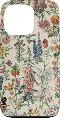 Vista 10 de Cute Flowers Vintage Botanical Flower Illustration Case for iPhone 17