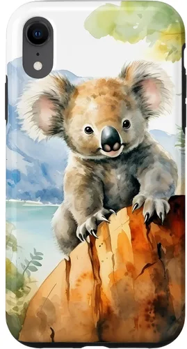 Vista 25 de Cute Little Koala Bear in The Wild Case for iPhone 17