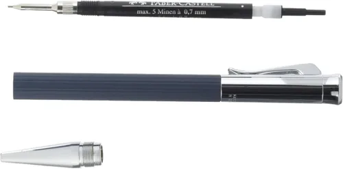 Vista 3 de Faber-Castell GRAF Initio Tamitio - Estuche para lápices con mecanismo giratorio, color azul medianoche
