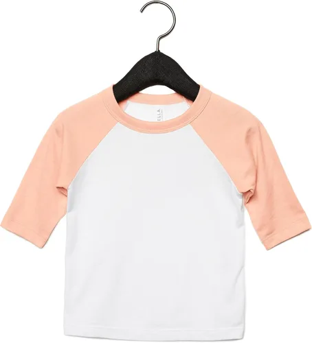Vista 7 de Bella + Canvas - Camiseta de béisbol de manga 34 (3200Y)