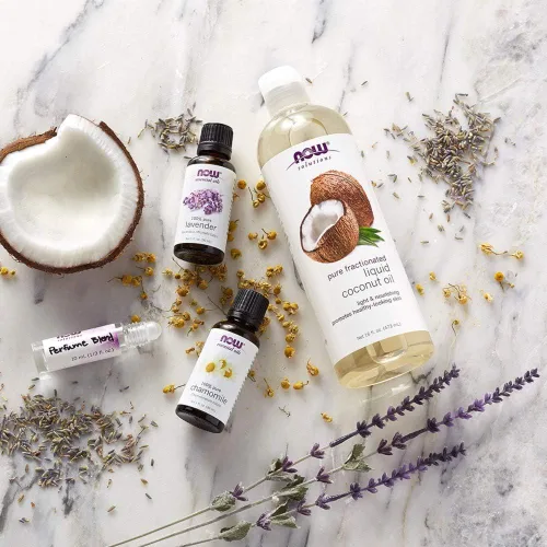 Vista 7 de NOW Solutions, aceite de coco líquido, ligero y nutritivo, promueve piel y cabello de aspecto saludable, 16 onzas (paquete de 2)