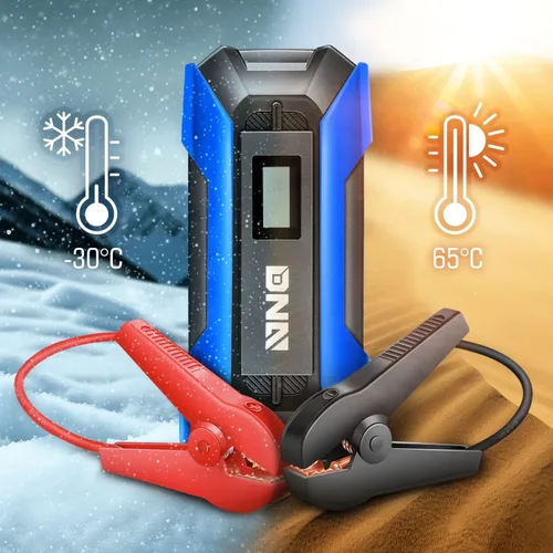 Vista 4 de DNA MOTORING 12V 1500A 15000 mAh Arrancador de batería portátil para auto, paquete de cargadores de batería, caja de puente, para hasta 7.0L de gas