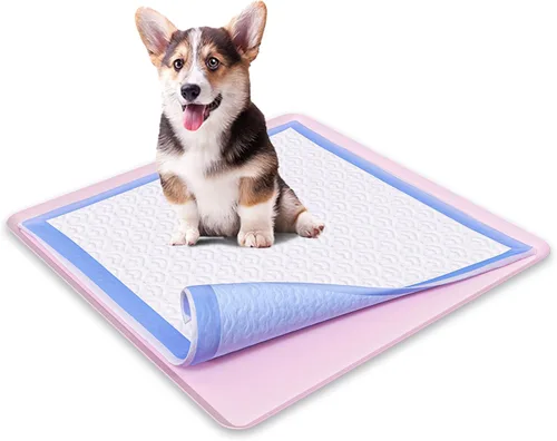 Vista 12 de Skywin TidyFriend - Soporte para orina de perro apto para viajes de hasta 24 x 24 pulgadas, alfombrilla de silicona flexible enrollable con borde