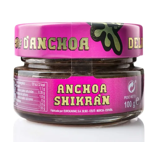 Vista 2 de Eurocaviar - Shikran - Perlas de caviar de anchoa prémium del mar Cantábrico - 3.52 oz [3.53 oz] - Sal reducida, rica en omega-3 y enriquecida