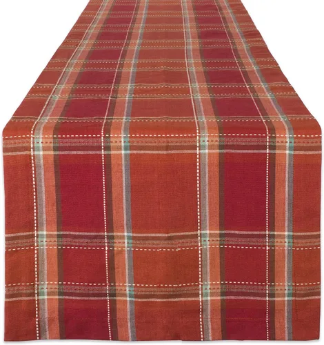 Vista 9 de DII Autumn Pumpkin Spice Kitchen Collection - Decoración de mesa de algodón para otoño/Acción de Gracias, juego de servilletas cuadradas, 20 x 20