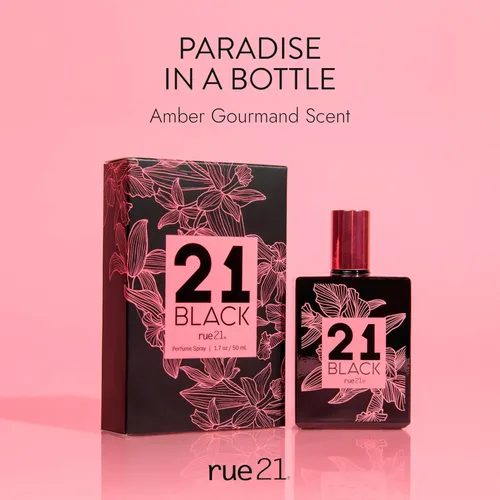 Vista 6 de Rue 21 21 Black Eau De Parfum, Perfume en Spray para Mujer - 1.7 fl oz (50 ml)