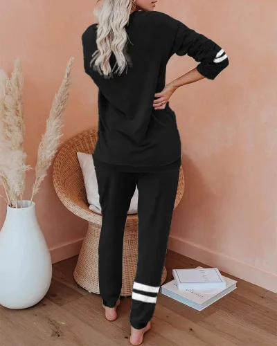 Vista 3 de ETCYY NEW Lounge Sets for Women Two Piece Outfits Sweatsuits Sets Long Pant Loungewear Workout Athletic Tracksuits