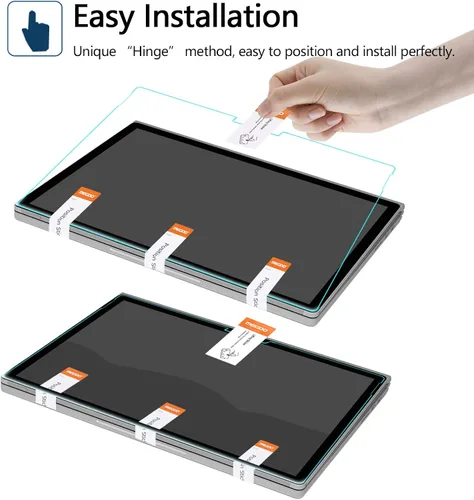 Vista 5 de Megoo WriteGlass - Protector de pantalla de vidrio mate para Microsoft Surface Go 4/3/2/1 de 10.5 pulgadas, paquete de 2, antirreflejos, sensación