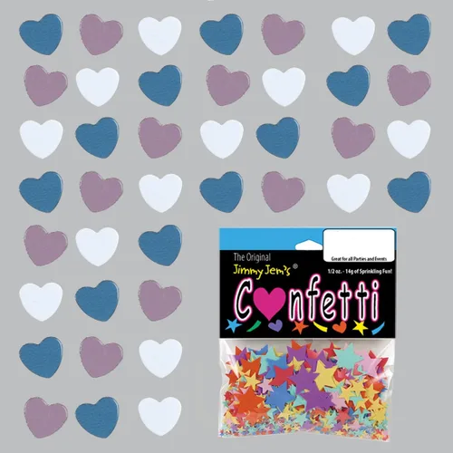 Vista 3 de Confetti Heart 1/4" Baby Mix - Paquete al por menor #8637 QS0