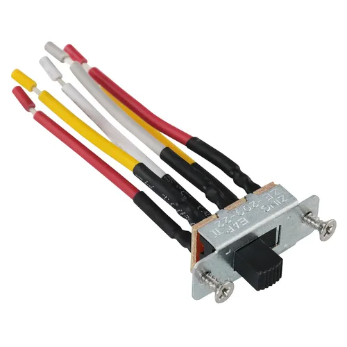 Vista 4 de ZE-209-22 - Ventilador de techo de canal de 6 pines de 6 pines con interruptor deslizante de dirección inversa, interruptor de palanca inversa