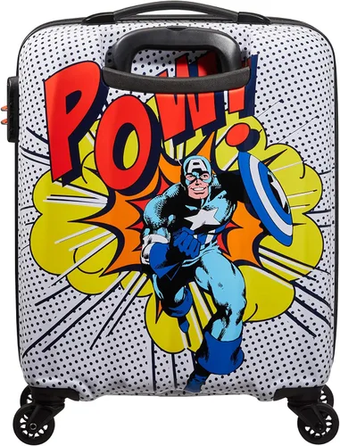 Vista 2 de AMERICAN TOURISTER, Equipaje de mano, Multicolor (Capitán América Pop Art), S (55 cm - 36 L), Equipaje, equipaje de mano