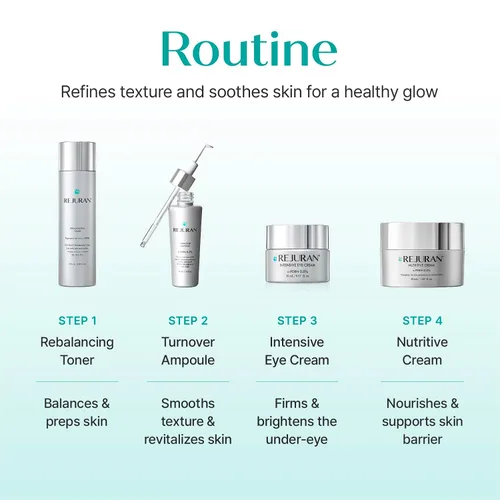 Vista 7 de REJURAN® Crema nutritiva, c-PDRN® - Crema hidratante facial de ADN de salmón para nutrir, hidratar profundamente. Logra una piel de vidrio radiante