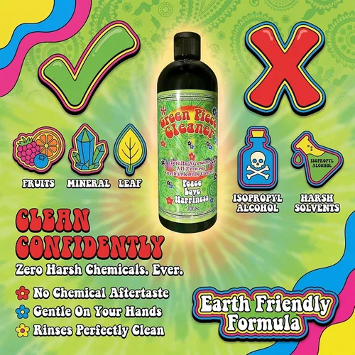 Vista 12 de Green Piece Limpiador de vidrio 1 botella (fabricado en Estados Unidos)- Limpiador multiusos natural respetuoso con la tierra para metal, cerámica